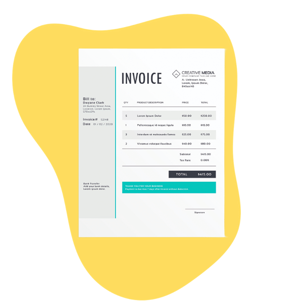 sales invoice template-2-1